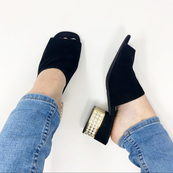 Jeffrey Campbell Shoes - Jeffrey Campbell Teseida embellished mules -SH1